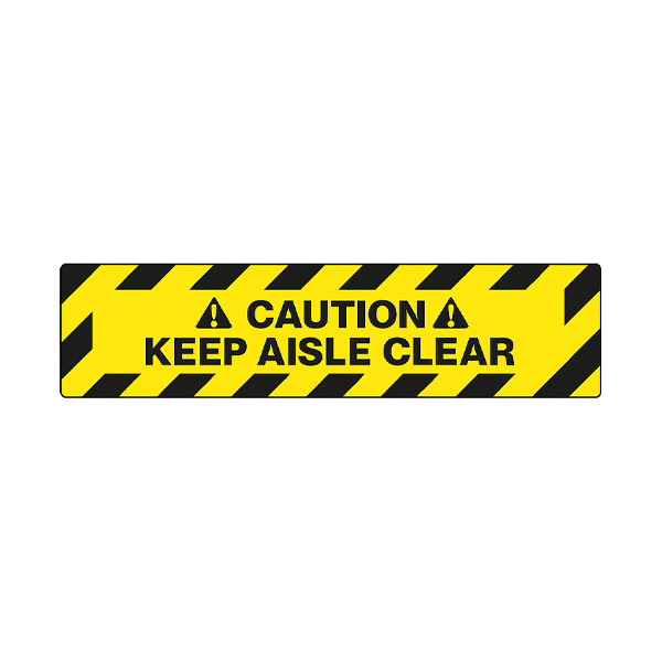 Adhesive Floor Signs